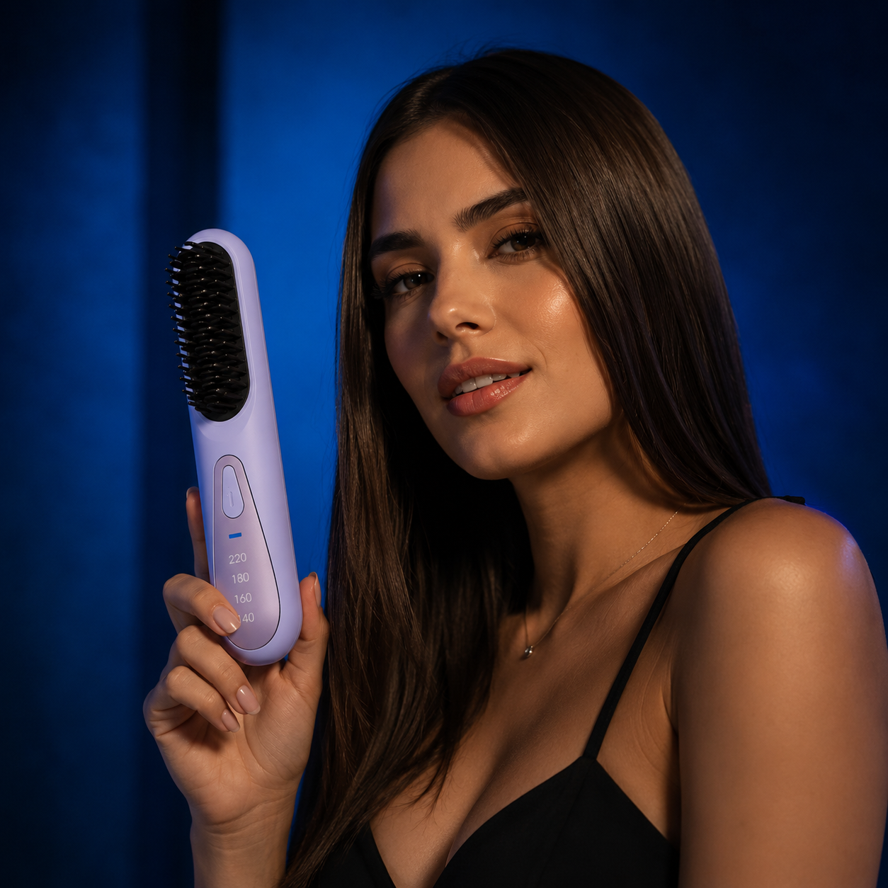 Cepillo Alisador 2 en 1 | Cabello liso rápidamente.
