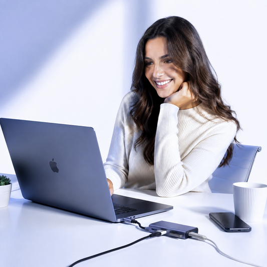 Adaptador MacBook USB-C 3 en 1 multifunción