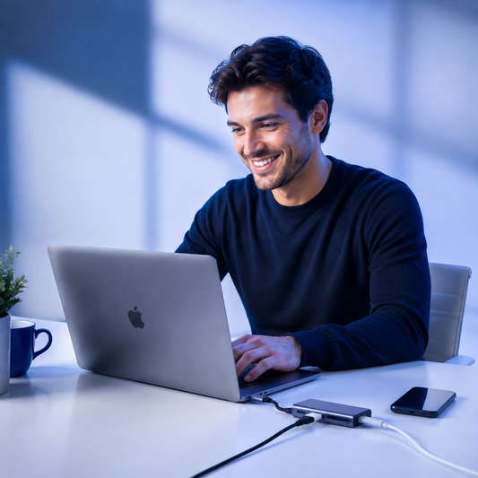 Adaptador MacBook USB-C 3 en 1 multifunción