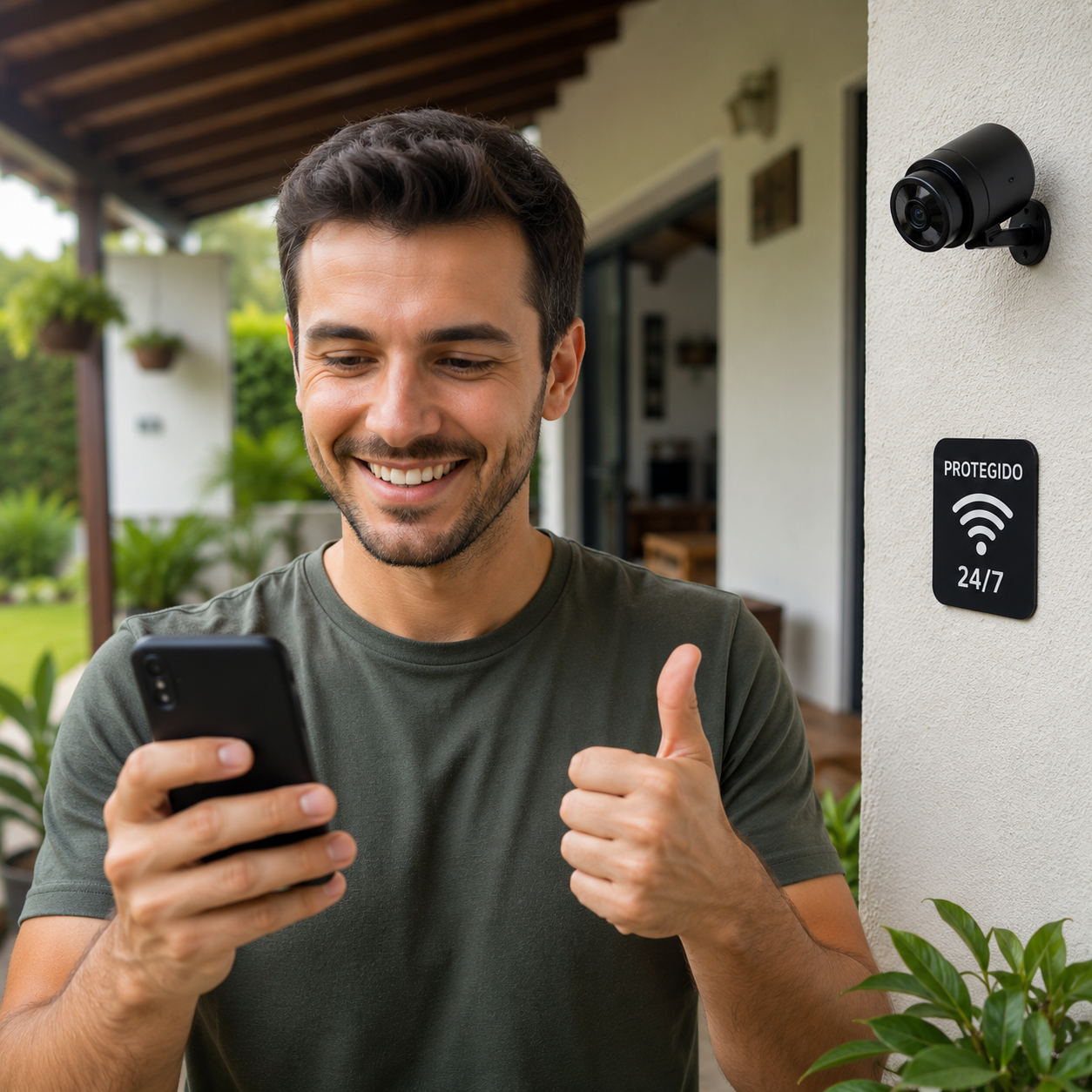 Mini Cámara WiFi X5: Visualización remota desde el móvil