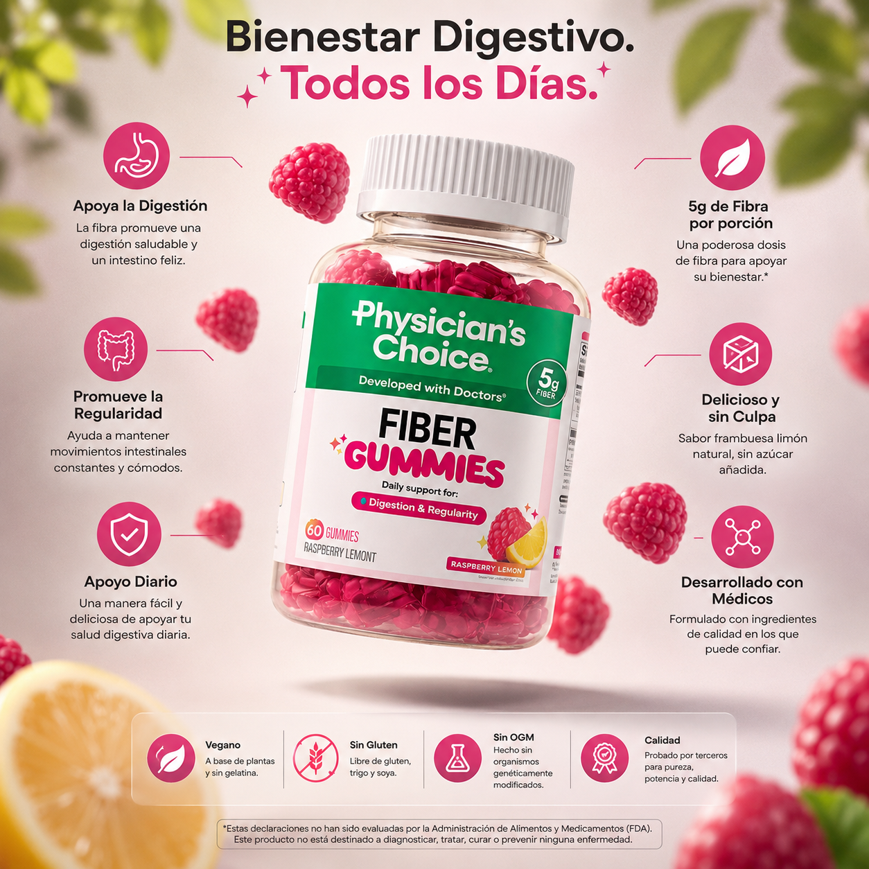 Fiber Gummies: cuida tu digestión deliciosamente
