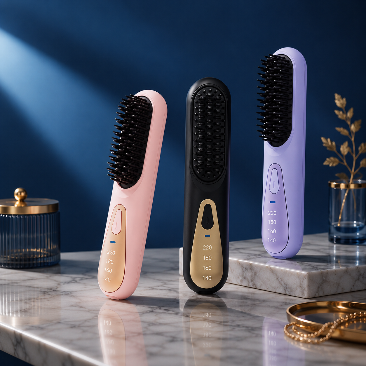 Cepillo Alisador 2 en 1 | Cabello liso rápidamente.