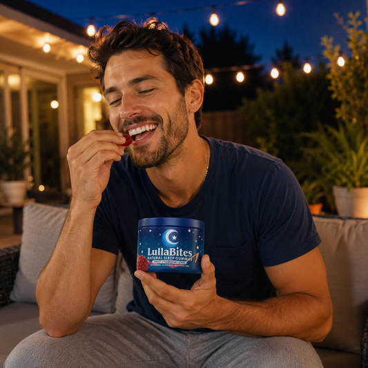 LullaBites Gummies Naturales: Duerme profundamente de forma natural.