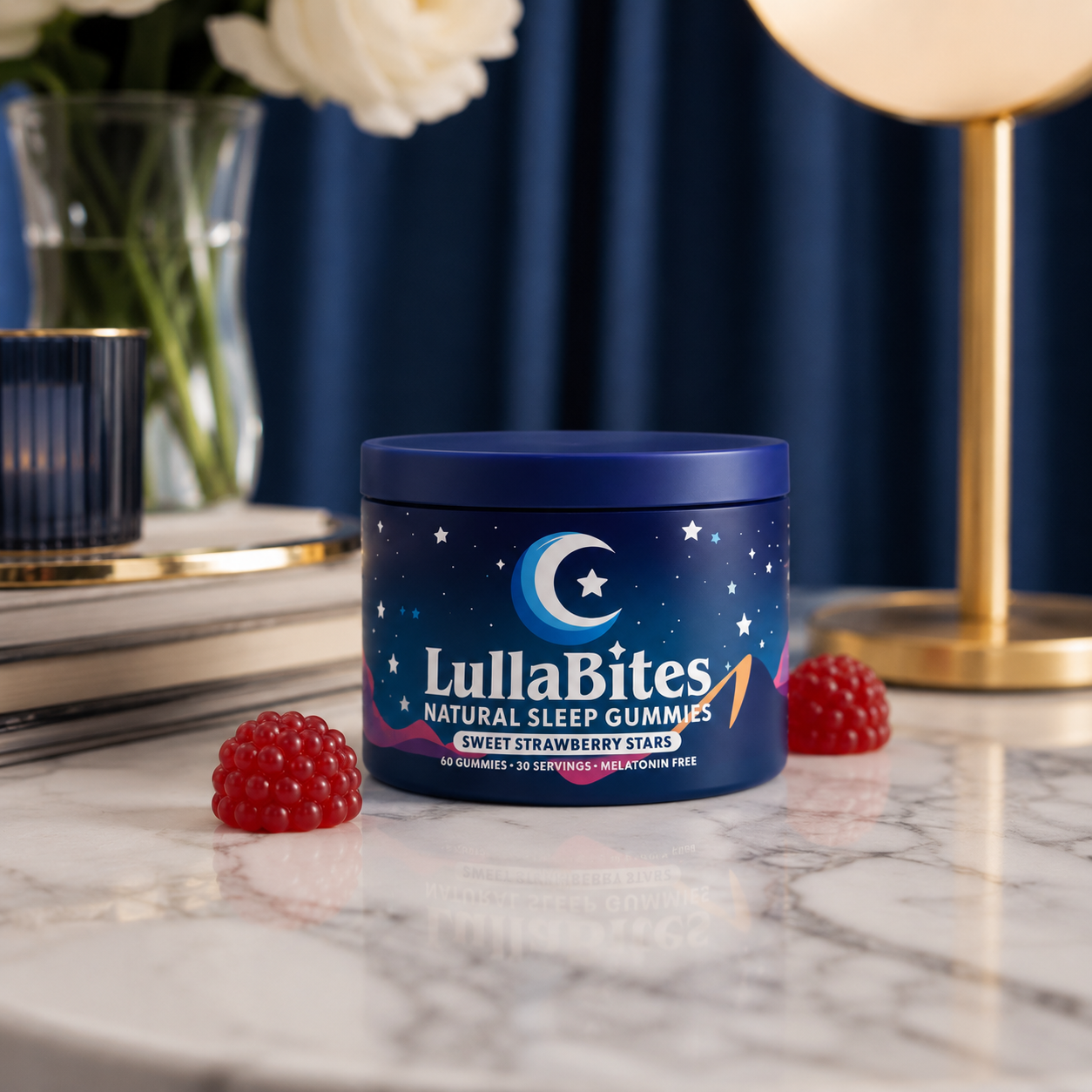 LullaBites Gummies Naturales: Duerme profundamente de forma natural.