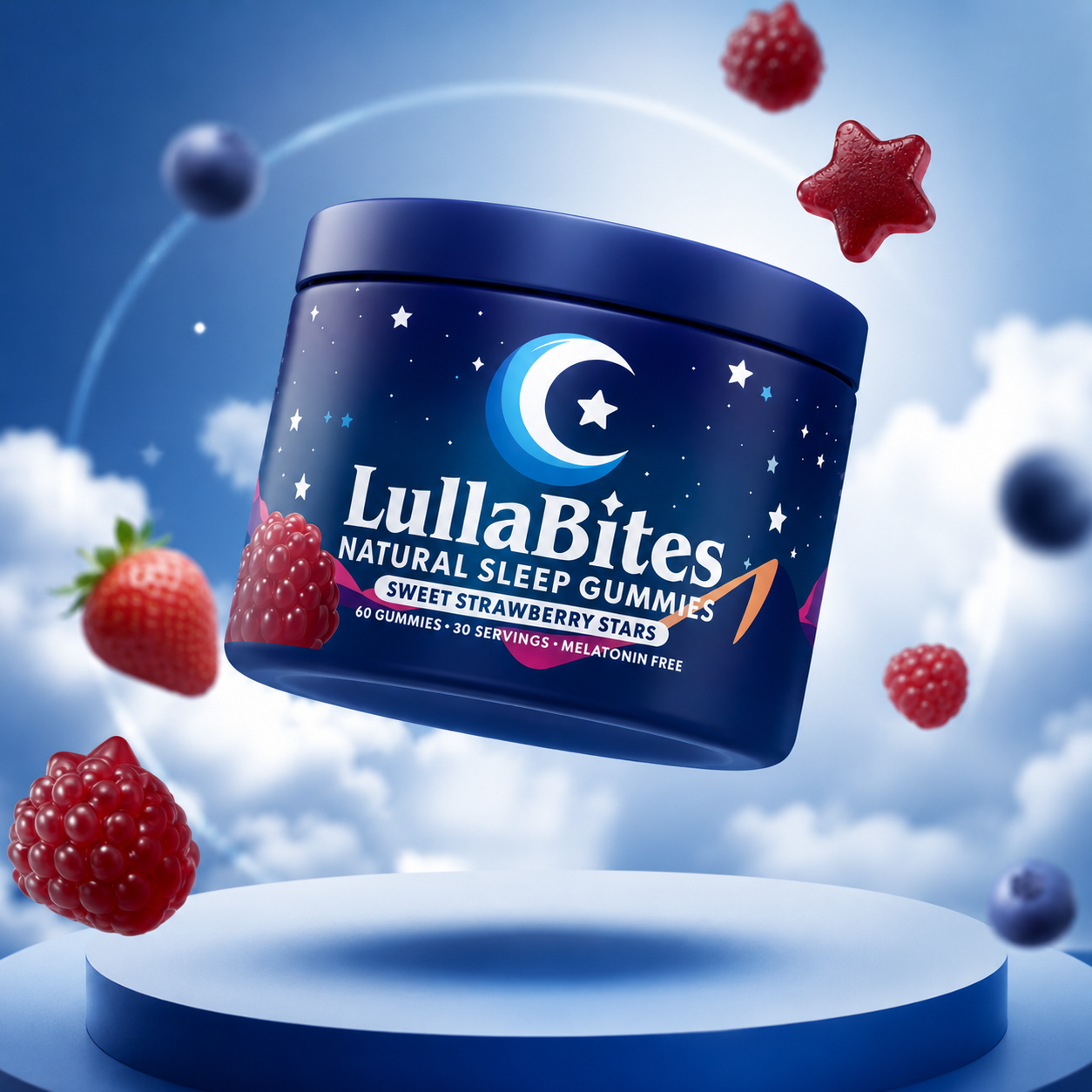 LullaBites Gummies Naturales: Duerme profundamente de forma natural.