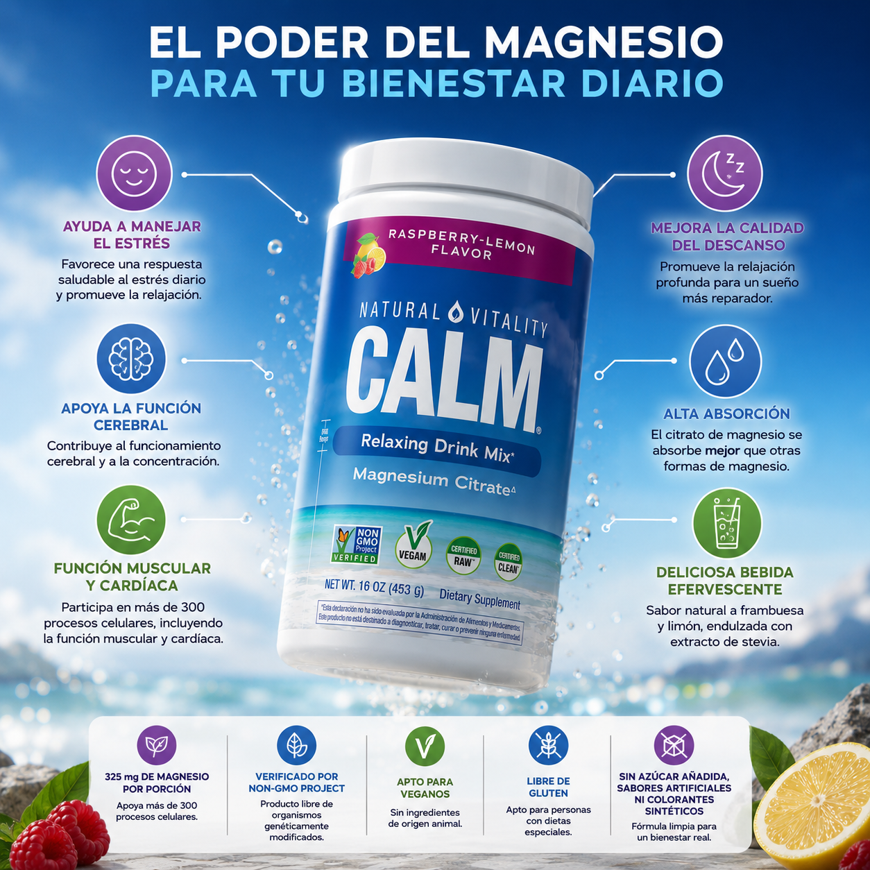 Natural Vitality Calm: Relájate y recarga tu bienestar