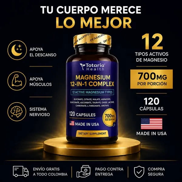Magnesio 12 en 1 (x 120 Capsulas)